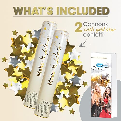 Gold star foil confetti effect
