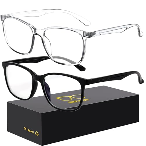 Oilway Blue-Light Blocking Glasses A1 Black front view