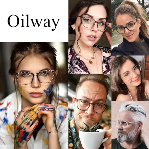 Oilway 2303 glasses in A1 Black and Transparent colorway