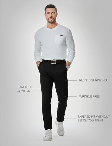 JMIERR Men's Stretch Chino Pants folded