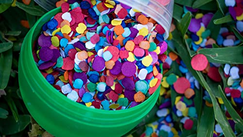 Multicolor confetti for cascarones