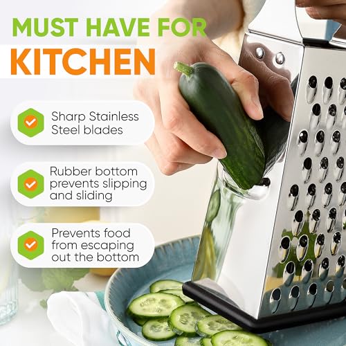 Spring Chef grater handle and top view