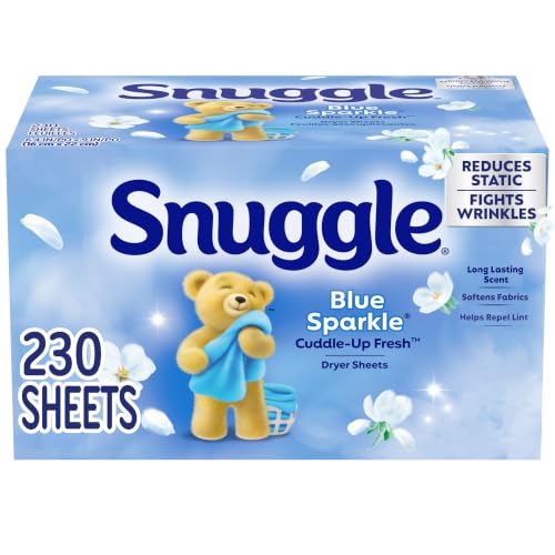 Snuggle Blue Sparkle dryer sheets box