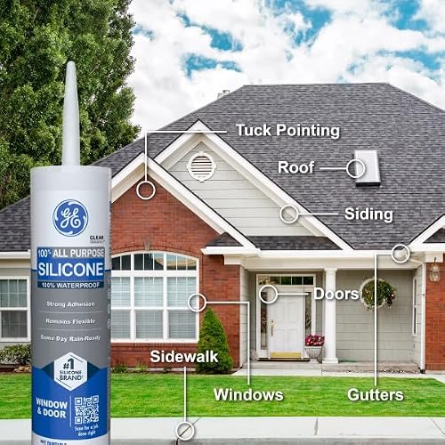 Weatherproof GE caulk product label