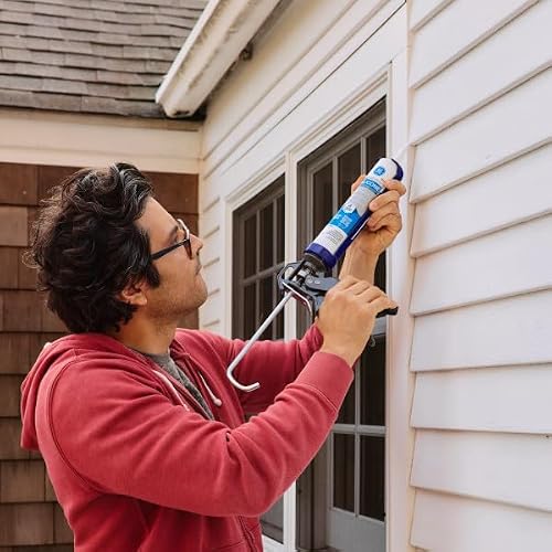 10 fl oz GE silicone caulk cartridge