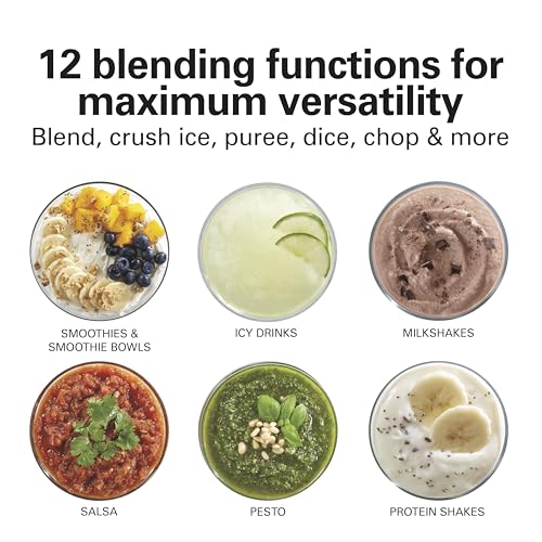 Hamilton Beach blender lid and jar assembly