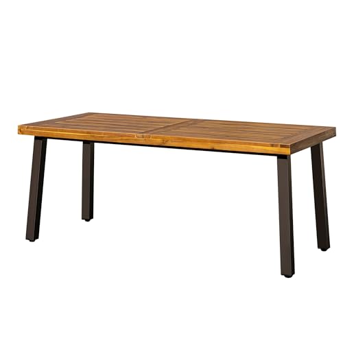 Full assembly view of Devoko dining table
