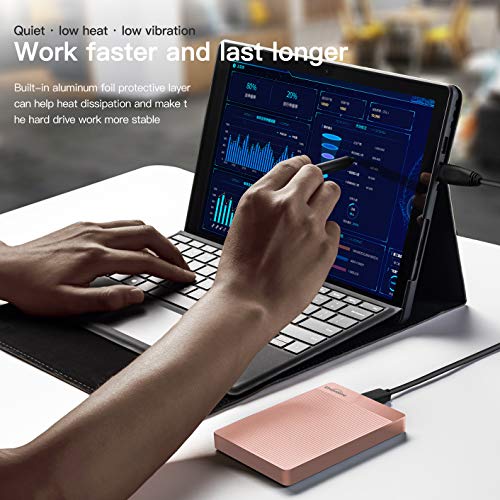 UnionSine Ultra Slim HDD striped non-slip design