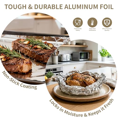 Using SZZJKJ foil to wrap food