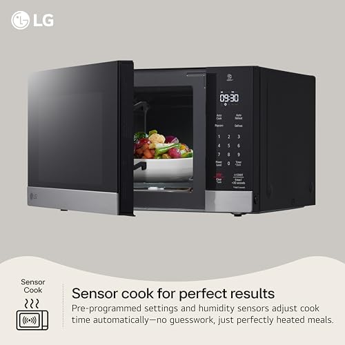 LG 0.9 cu. ft. microwave control panel and door