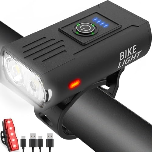Victoper VT-BL2001 bike light set front view
