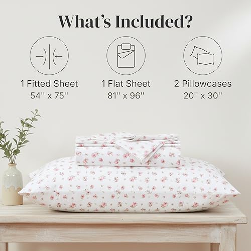 Fitted sheet showing deep pocket elastic