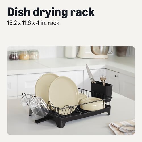 Side view of the Basics dish drying rack