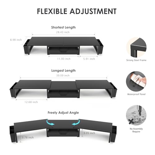 OPNICE stand with drawer and pen holders