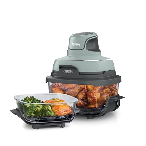 Ninja Crispi Glass Air Fryer FN101SG sage unit