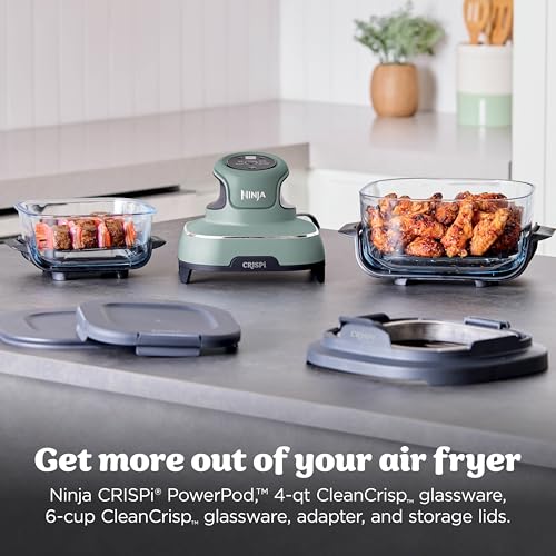 Ninja Crispi PowerPod with glass containers