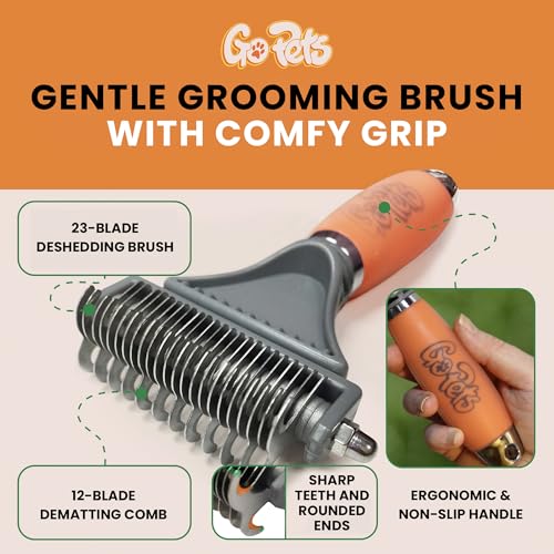 Close up of 12-blade dematting comb side