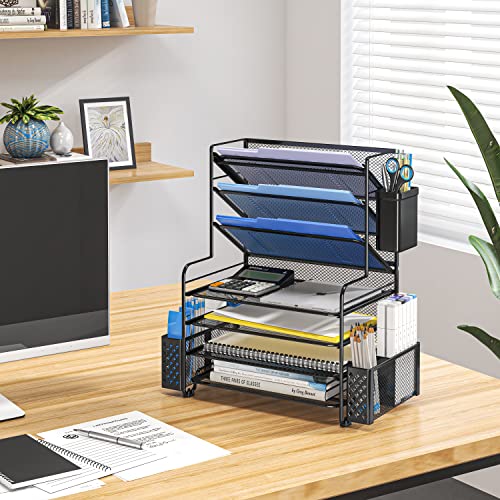 Simple Trending desk organizer holding paper and office tools