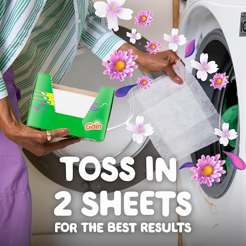 Top view of Gain Moonlight Breeze laundry sheets box