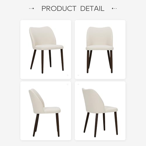 Set of four chairs arranged around a table