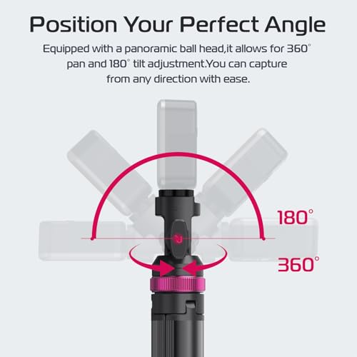 Fully extended 82 inch tripod