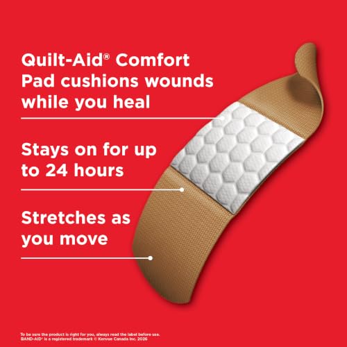 Two packs of BAND-AID Flexible Fabric adhesive bandages