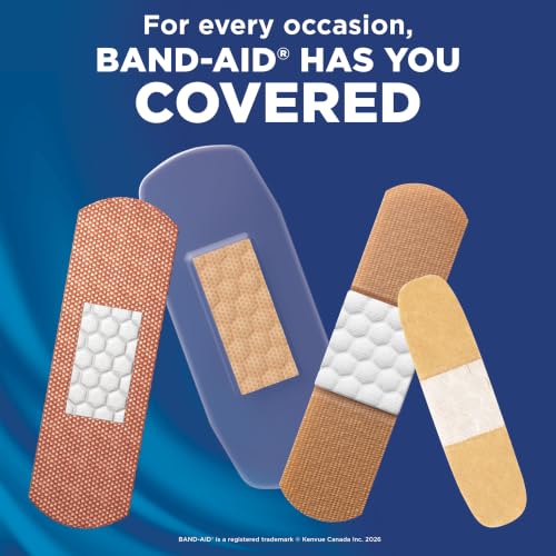 Extra large bandage application on skin