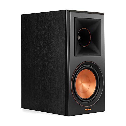 Klipsch RP-600M rear panel with Tractrix port