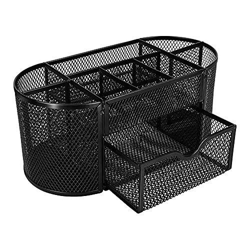 Basics mesh caddy with pullout drawer