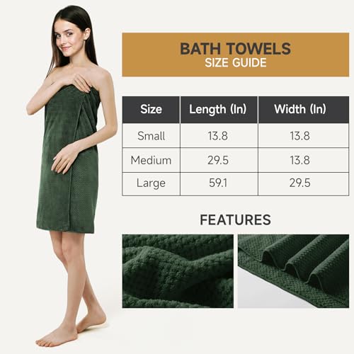 Folded Olive Green coral fleece bath towels