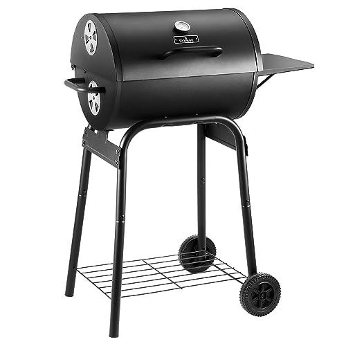 DNKMOR charcoal grill barrel exterior