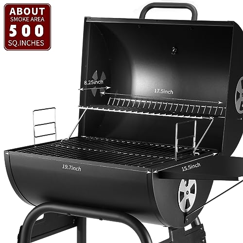 Close up of 500 sq in cooking grate