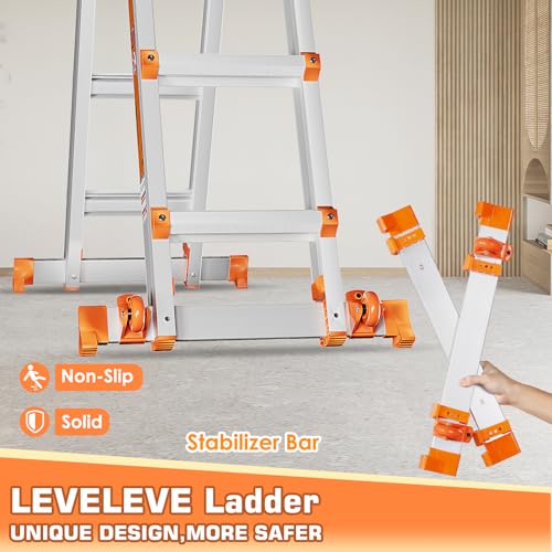 LEVELEVE 20FT ladder in extended position