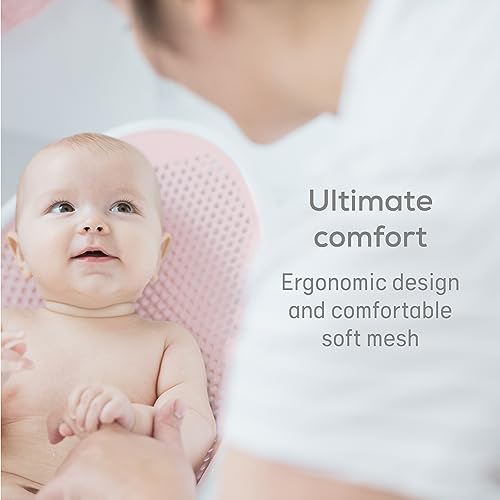 Angelcare Baby Bath Support Pink side profile