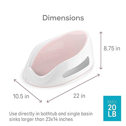 Angelcare Baby Bath Support Pink underside