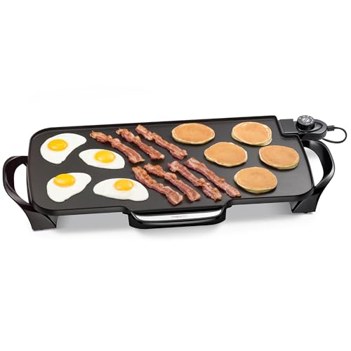 Presto 22-Inch Electric Ceramic Griddle black