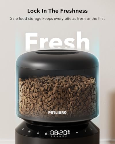 Top view of PETLIBRO 3L feeder lid