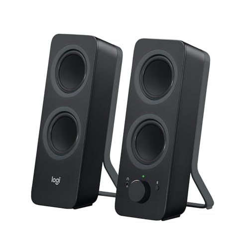 Logitech Z207 2.0 speakers front view