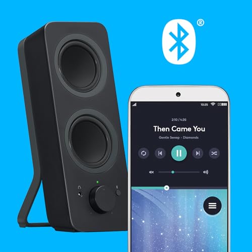 Logitech Z207 speakers with volume dial