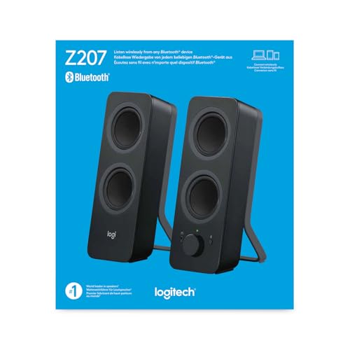 Logitech Z207 rear cable connections