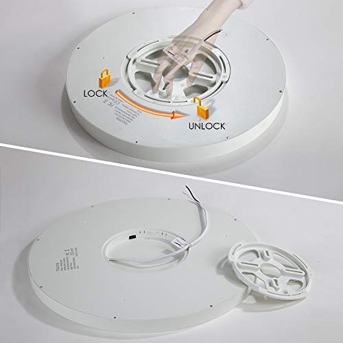 TALOYA flush mount light dust-proof design detail