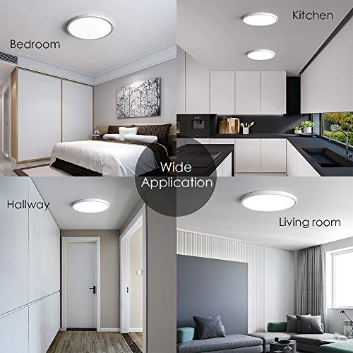 TALOYA 12 inch flush mount light side profile