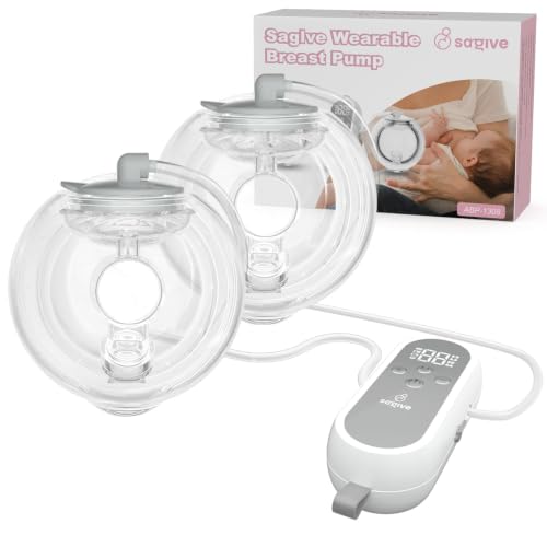 Saglve ABP-1308 wearable breast pump front view