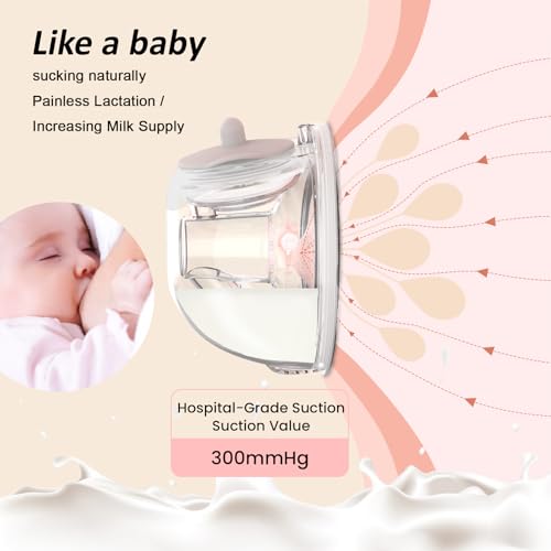 Side profile of the Saglve wearable breast pump