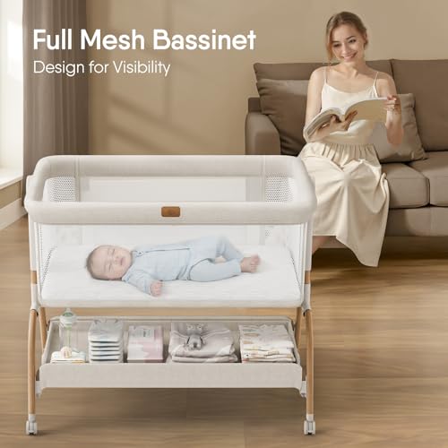 BabyBond bassinet mesh side airflow view