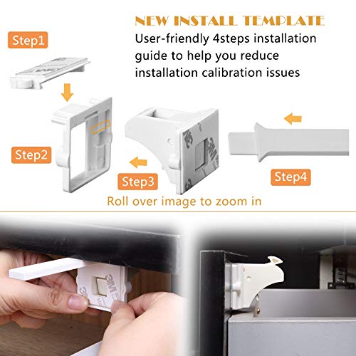 vmaisi cabinet lock adhesive mounting