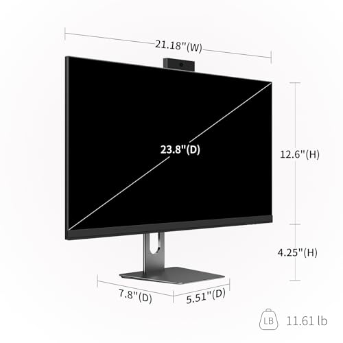 Cybrimax desktop stand design in black