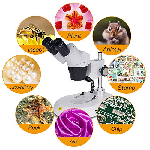 SWIFT microscope with upper and lower LED lights