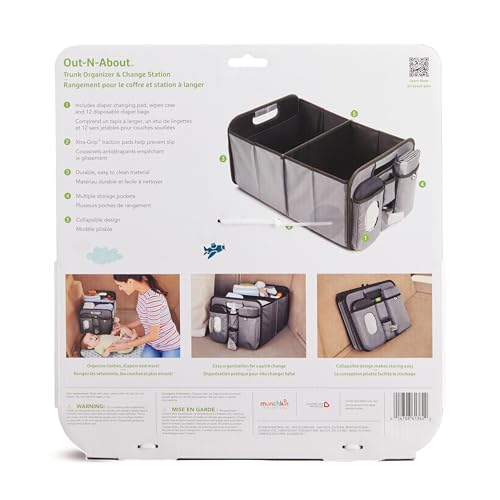 Internal compartments of the Munchkin Out-n-About organizer
