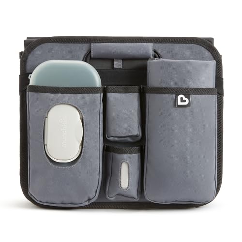 Munchkin Out-n-About organizer loaded with baby supplies